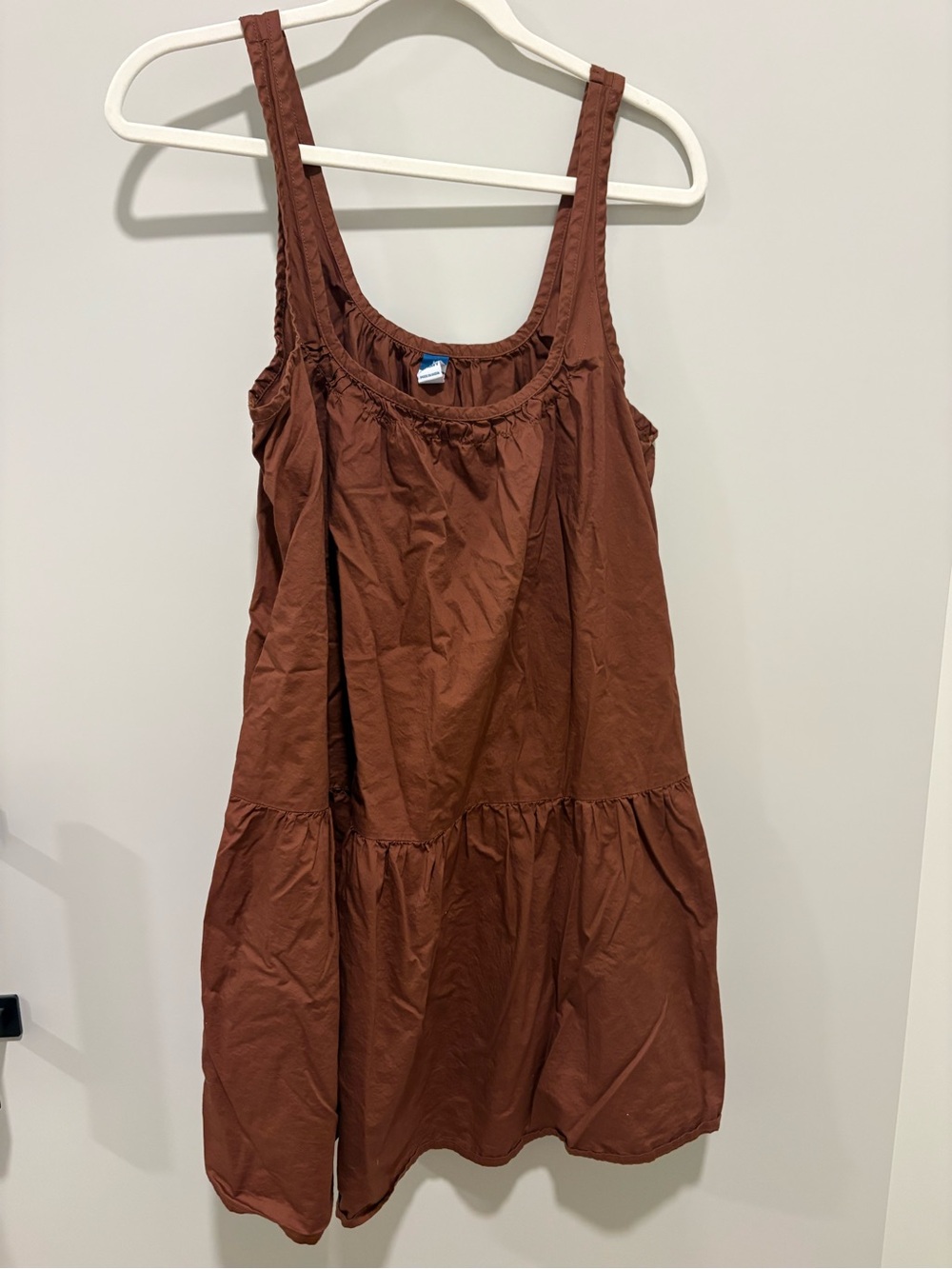 Old Navy Brown Sleeveless Tiered Mini Dress